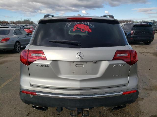 2HNYD2H67AH531246 - 2010 ACURA MDX TECHNOLOGY SILVER photo 6