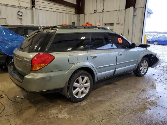 4S4BP61C067336257 - 2006 SUBARU LEGACY OUTBACK 2.5I GREEN photo 3