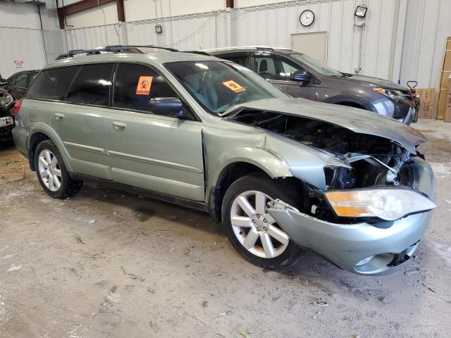 4S4BP61C067336257 - 2006 SUBARU LEGACY OUTBACK 2.5I GREEN photo 4