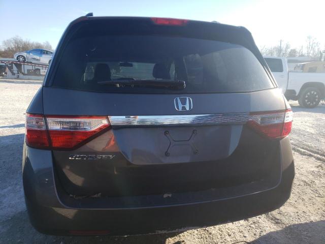 5FNRL5H44CB013374 - 2012 HONDA ODYSSEY EX GRAY photo 6