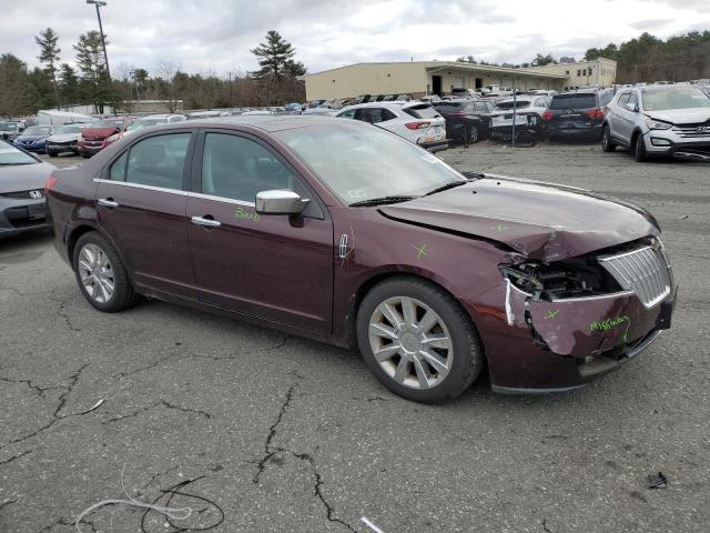 3LNHL2JC9BR753457 - 2011 LINCOLN MKZ BURGUNDY photo 4