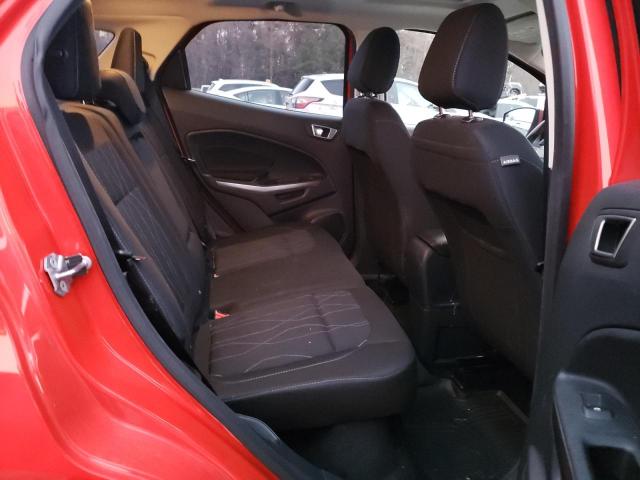 MAJ3S2GE8KC257726 - 2019 FORD ECOSPORT SE RED photo 10