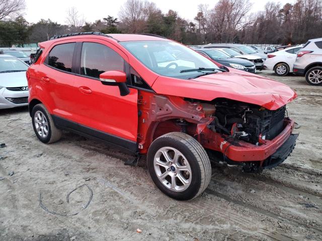 MAJ3S2GE8KC257726 - 2019 FORD ECOSPORT SE RED photo 4