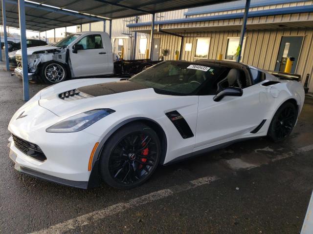 1G1YT2D63F5601430 - 2015 CHEVROLET CORVETTE Z06 3LZ WHITE photo 1