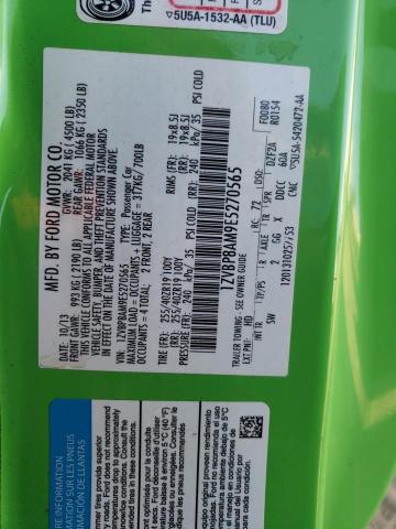 1ZVBP8AM9E5270565 - 2014 FORD MUSTANG GREEN photo 12