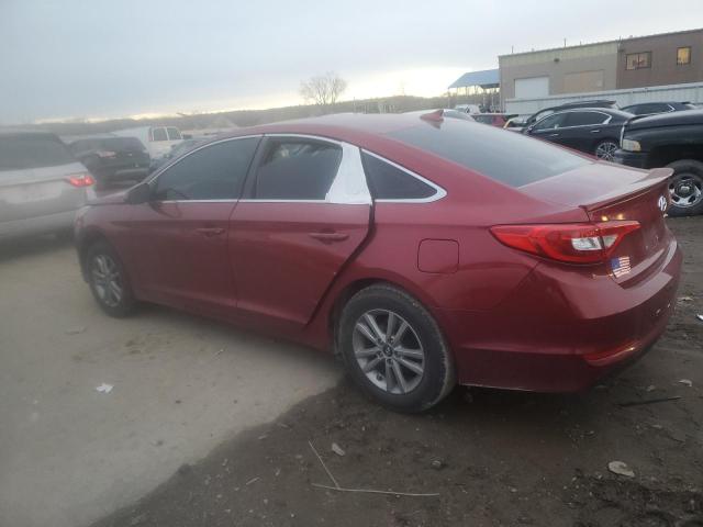 5NPE24AF9GH294456 - 2016 HYUNDAI SONATA SE RED photo 2