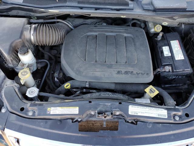 2A4RR8DG4BR610506 - 2011 CHRYSLER TOWN & COU TOURING L BLACK photo 12