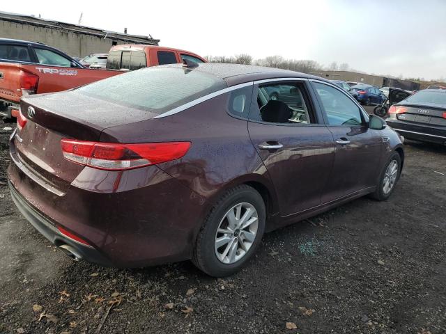 5XXGT4L37HG166027 - 2017 KIA OPTIMA LX BURGUNDY photo 3