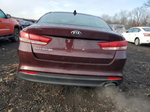 5XXGT4L37HG166027 - 2017 KIA OPTIMA LX BURGUNDY photo 6