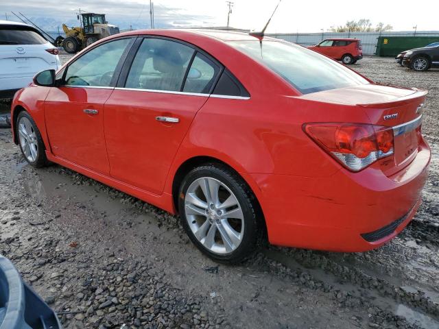 1G1PG5SB5E7106103 - 2014 CHEVROLET CRUZE LTZ RED photo 2