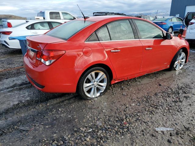 1G1PG5SB5E7106103 - 2014 CHEVROLET CRUZE LTZ RED photo 3