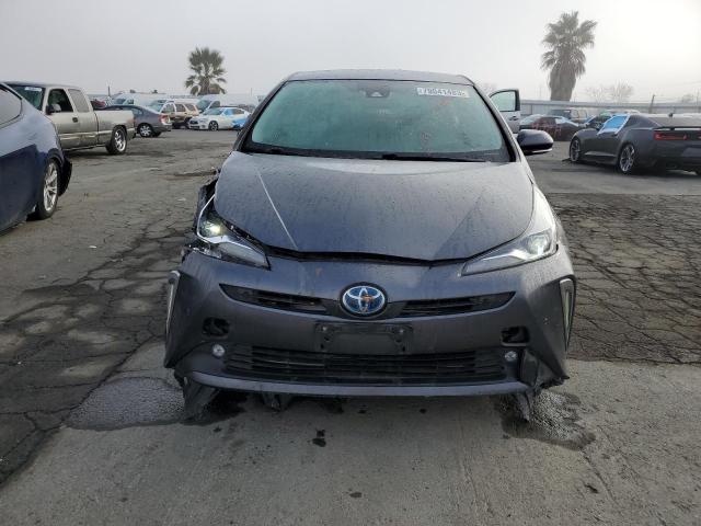 JTDL9RFUXK3002521 - 2019 TOYOTA PRIUS GRAY photo 5