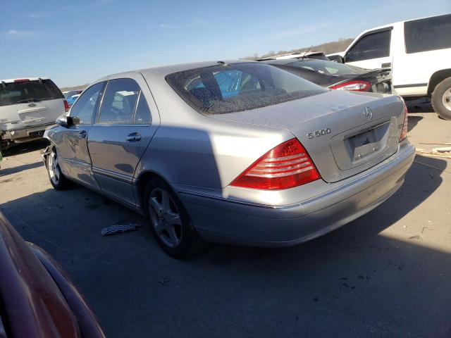 WDBNG75JX5A453070 - 2005 MERCEDES-BENZ S 500 SILVER photo 2