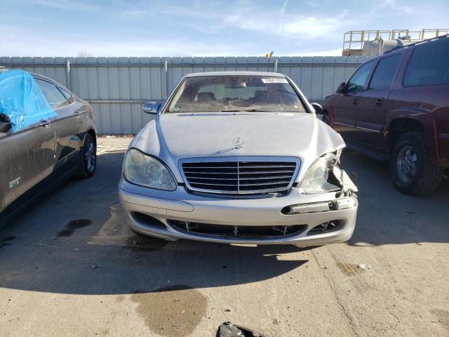 WDBNG75JX5A453070 - 2005 MERCEDES-BENZ S 500 SILVER photo 5