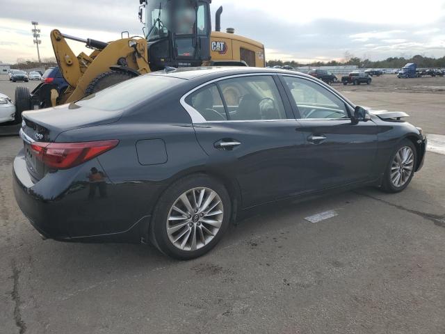 JN1EV7BRXMM750955 - 2021 INFINITI Q50 LUXE BLACK photo 3