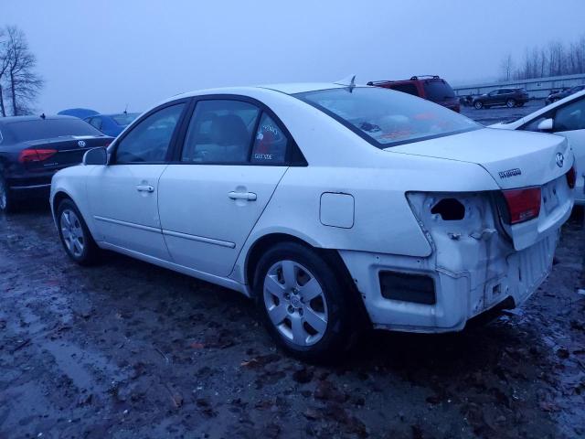 5NPET46C89H554246 - 2009 HYUNDAI SONATA GLS WHITE photo 2