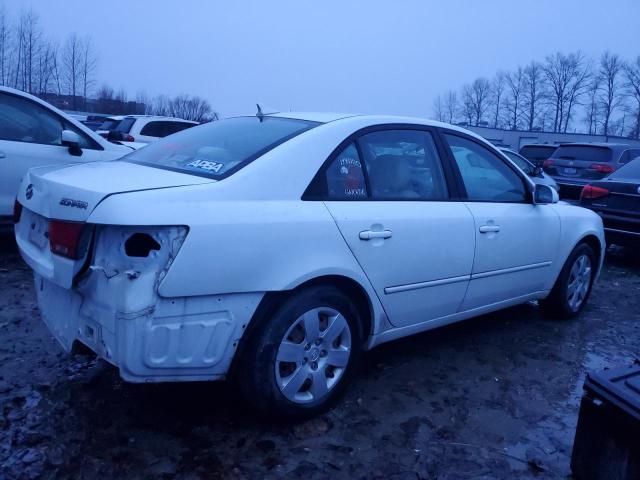 5NPET46C89H554246 - 2009 HYUNDAI SONATA GLS WHITE photo 3