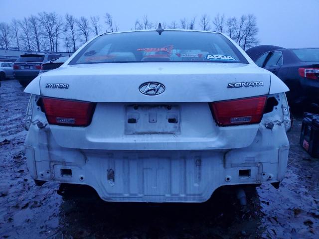 5NPET46C89H554246 - 2009 HYUNDAI SONATA GLS WHITE photo 6