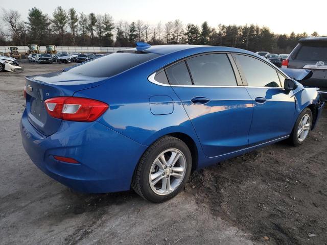 3G1BE5SM7HS557086 - 2017 CHEVROLET CRUZE LT BLUE photo 3