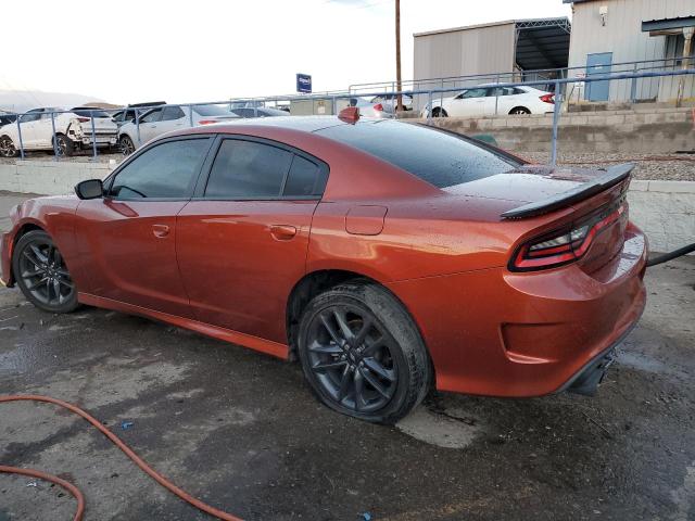 2C3CDXMG0NH115593 - 2022 DODGE CHARGER GT ORANGE photo 2