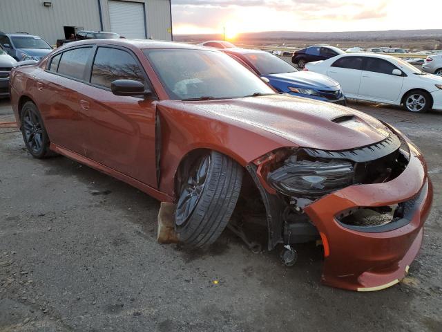 2C3CDXMG0NH115593 - 2022 DODGE CHARGER GT ORANGE photo 4