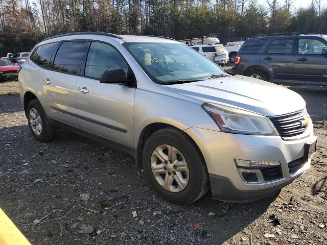 1GNKVFED5FJ378981 - 2015 CHEVROLET TRAVERSE LS SILVER photo 4