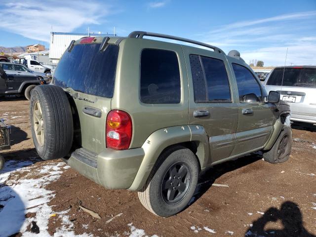 1J4GL38K92W333207 - 2002 JEEP LIBERTY RENEGADE GREEN photo 3