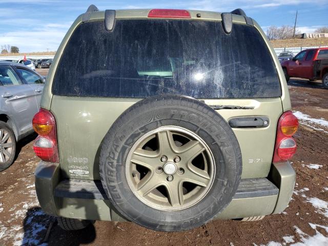 1J4GL38K92W333207 - 2002 JEEP LIBERTY RENEGADE GREEN photo 6