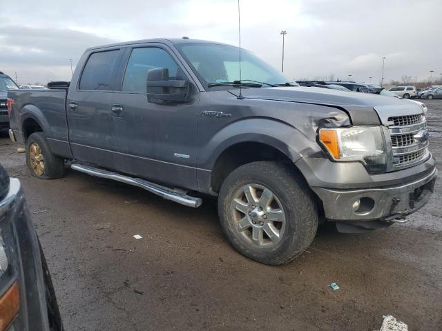 1FTFW1ET2EFC75908 - 2014 FORD F150 SUPERCREW GRAY photo 4