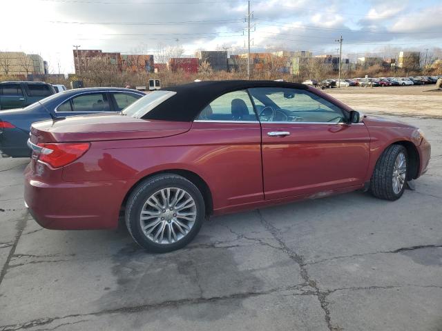 1C3BCBFG6CN210937 - 2012 CHRYSLER 200 LIMITED BURGUNDY photo 3