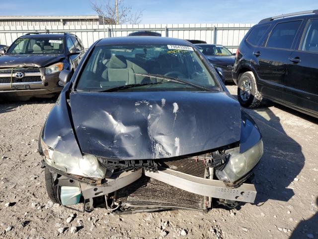 2HGFA1F55AH547361 - 2010 HONDA CIVIC LX GRAY photo 5