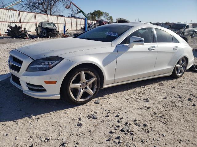 WDDLJ9BB7EA121824 - 2014 MERCEDES-BENZ CLS 550 4MATIC WHITE photo 1