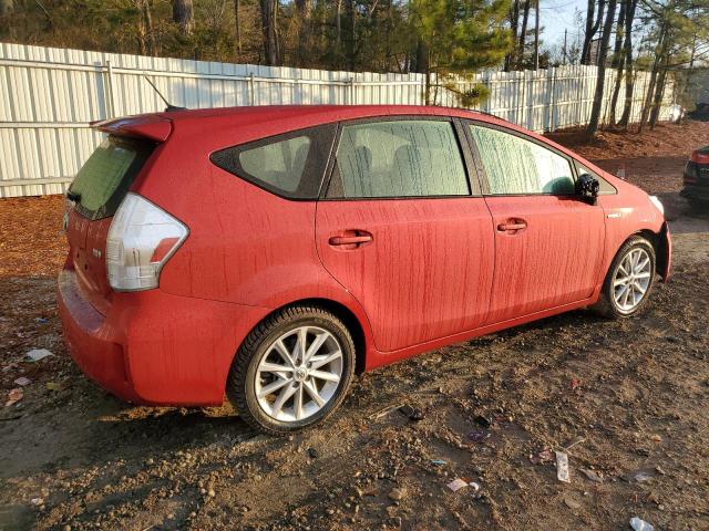 JTDZN3EU7D3190115 - 2013 TOYOTA PRIUS V RED photo 3