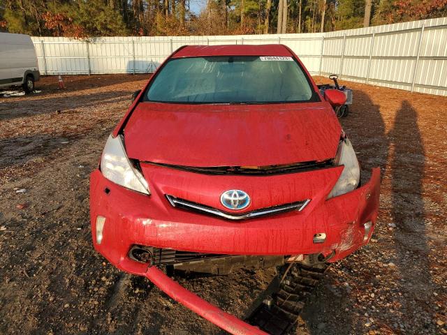 JTDZN3EU7D3190115 - 2013 TOYOTA PRIUS V RED photo 5