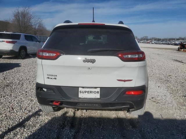 1C4PJMBX5JD608331 - 2018 JEEP CHEROKEE TRAILHAWK WHITE photo 6