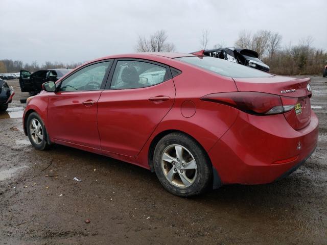 KMHDH4AEXFU253612 - 2015 HYUNDAI ELANTRA SE RED photo 2