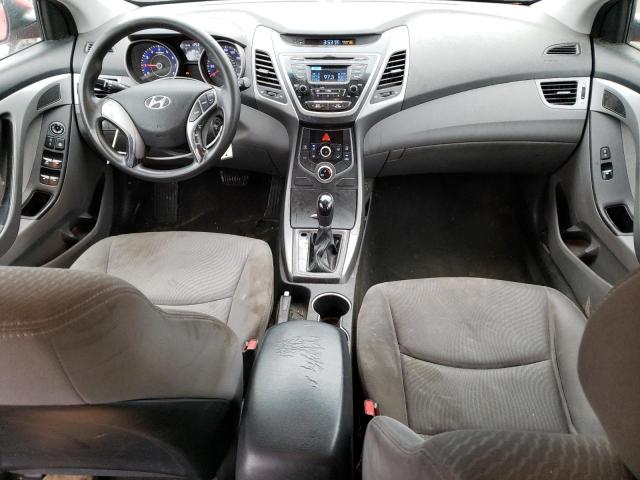 KMHDH4AEXFU253612 - 2015 HYUNDAI ELANTRA SE RED photo 8