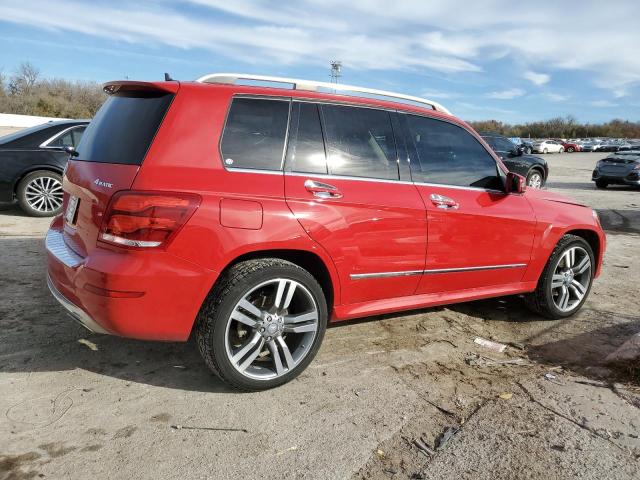 WDCGG8JB5DG002603 - 2013 MERCEDES-BENZ GLK 350 4MATIC RED photo 3