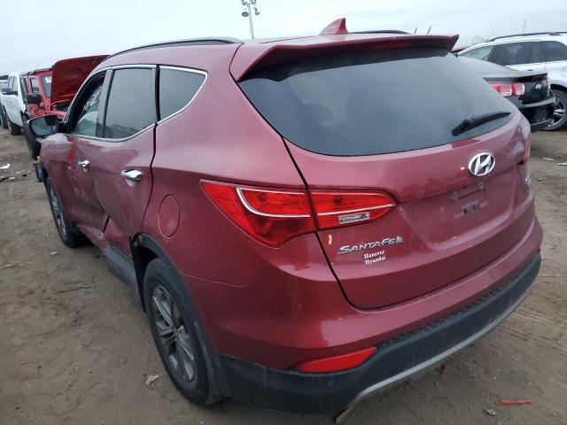 5XYZUDLB2FG293676 - 2015 HYUNDAI SANTA FE S RED photo 2