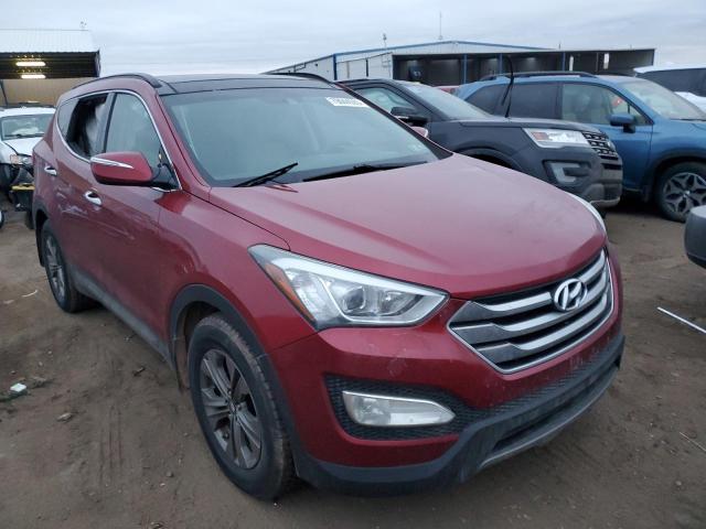 5XYZUDLB2FG293676 - 2015 HYUNDAI SANTA FE S RED photo 4