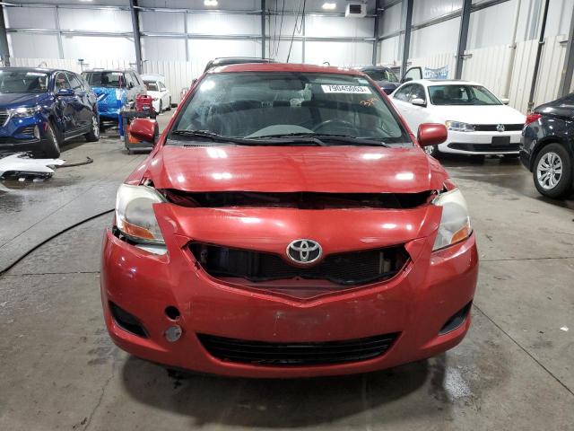 JTDBT903794049412 - 2009 TOYOTA YARIS RED photo 5