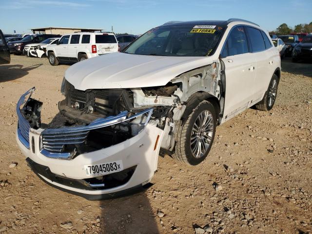 2LMTJ8LRXGBL80363 - 2016 LINCOLN MKX RESERVE WHITE photo 1