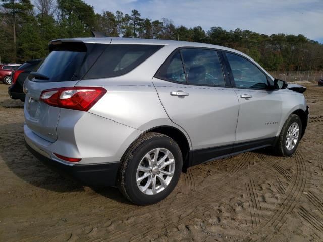 2GNAXREV2J6317268 - 2018 CHEVROLET EQUINOX LS SILVER photo 3