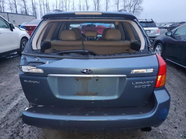 4S3BP676554322229 - 2005 SUBARU LEGACY GT LIMITED BLUE photo 6