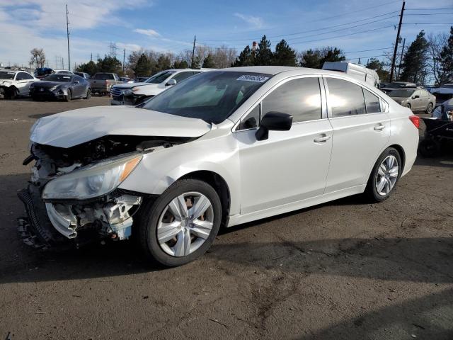 4S3BNBA64F3043773 - 2015 SUBARU LEGACY 2.5I WHITE photo 1