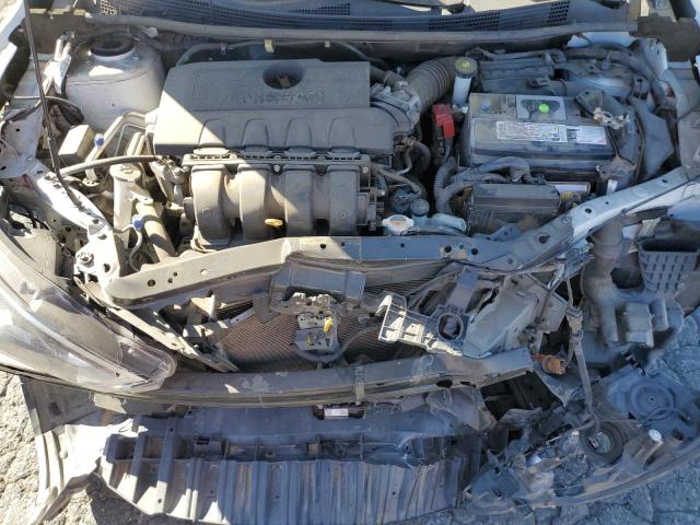 3N1AB7AP5KY310627 - 2019 NISSAN SENTRA S WHITE photo 11