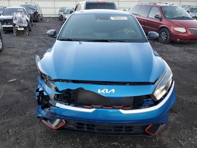 3KPF54ADXNE484150 - 2022 KIA FORTE GT LINE BLUE photo 5