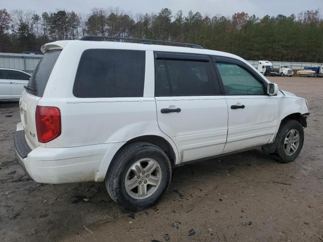 2HKYF18775H528539 - 2005 HONDA PILOT EXL WHITE photo 3