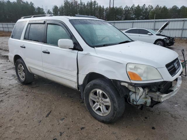 2HKYF18775H528539 - 2005 HONDA PILOT EXL WHITE photo 4