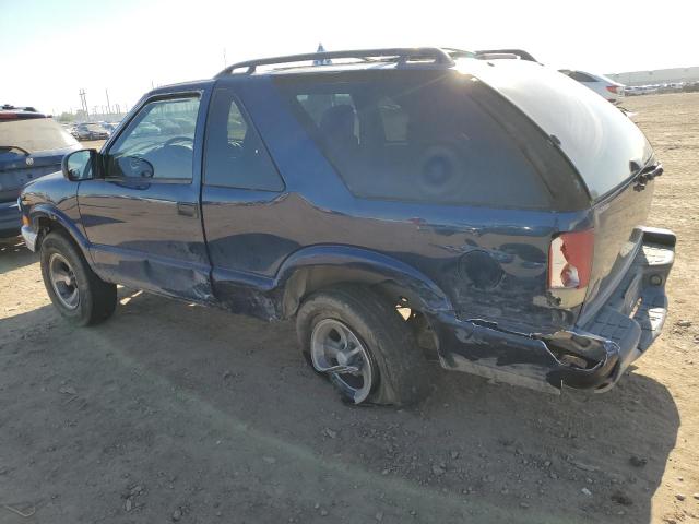 1GNCS18W81K126092 - 2001 CHEVROLET BLAZER BLUE photo 2